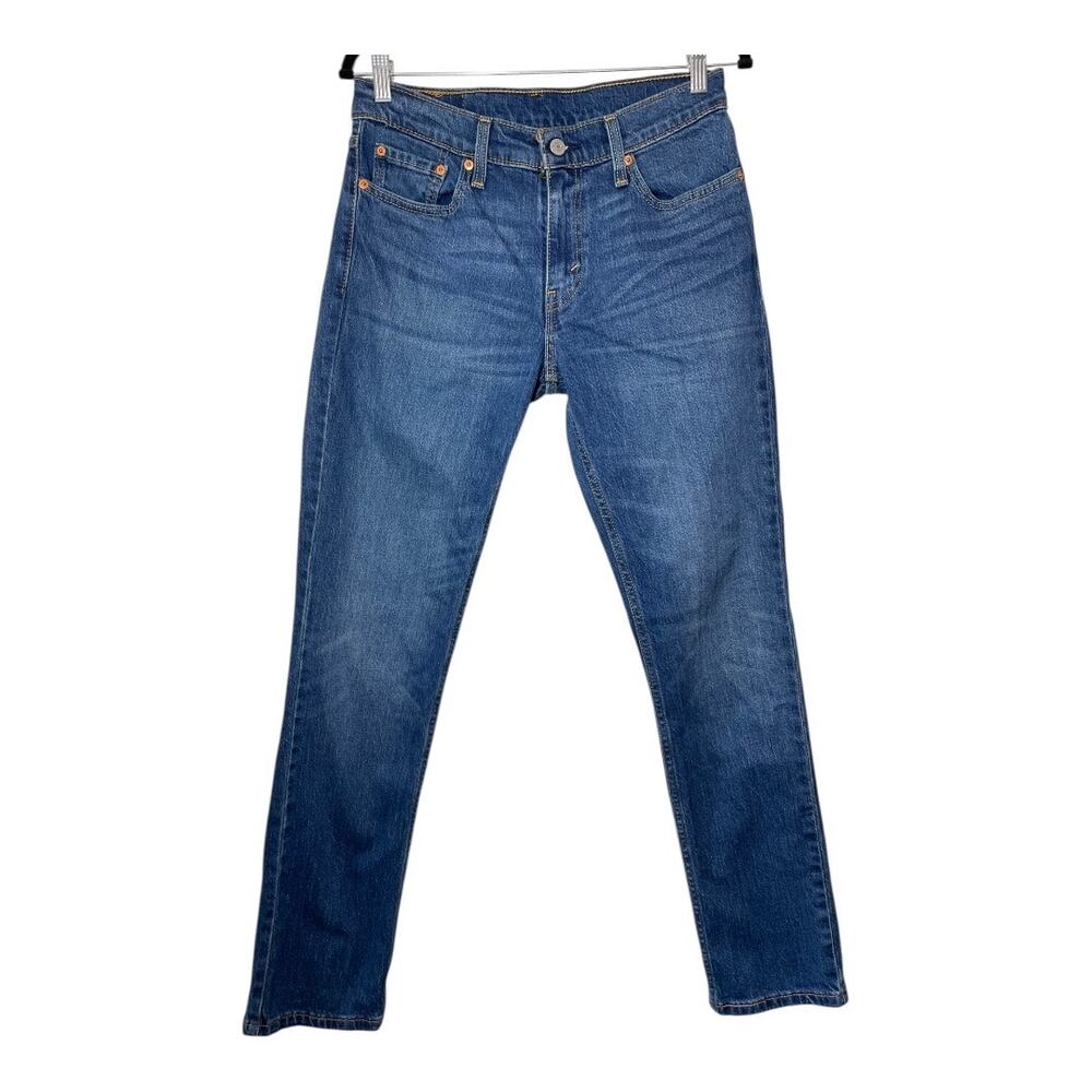 Levi's 511 Slim Fit Mens Jeans Size 30X32 Blue Whiskering